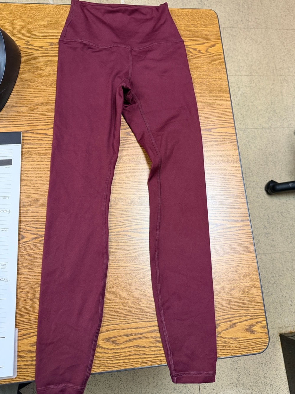 Gilly Hicks High-Waist Leggings - Burgundy Plum